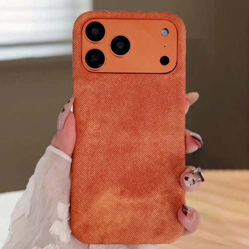 Denim iPhone Case – Slim Fabric Cover for iPhone 11–17 Series