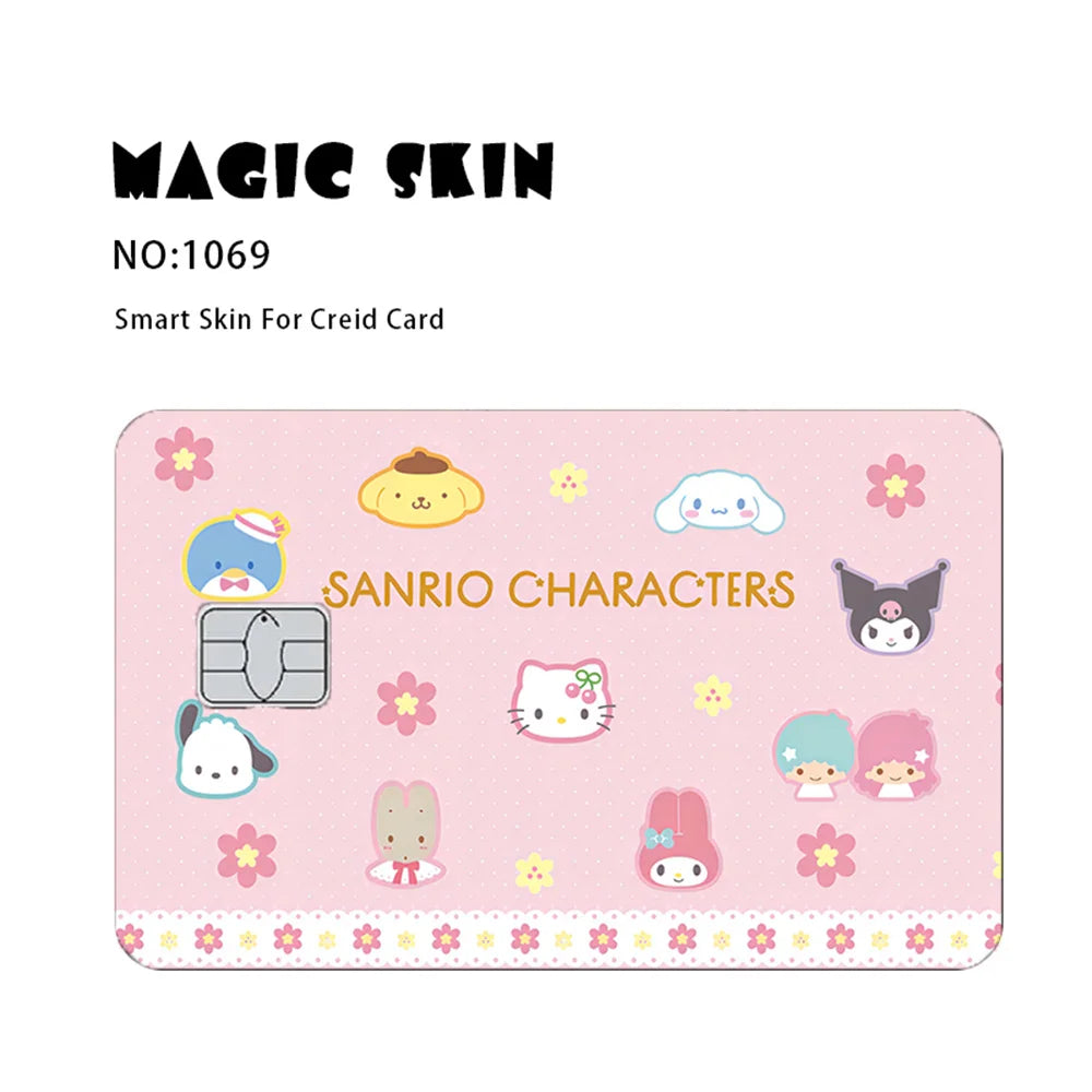 Sanrio Cartoon Bank Card Skin Stickers