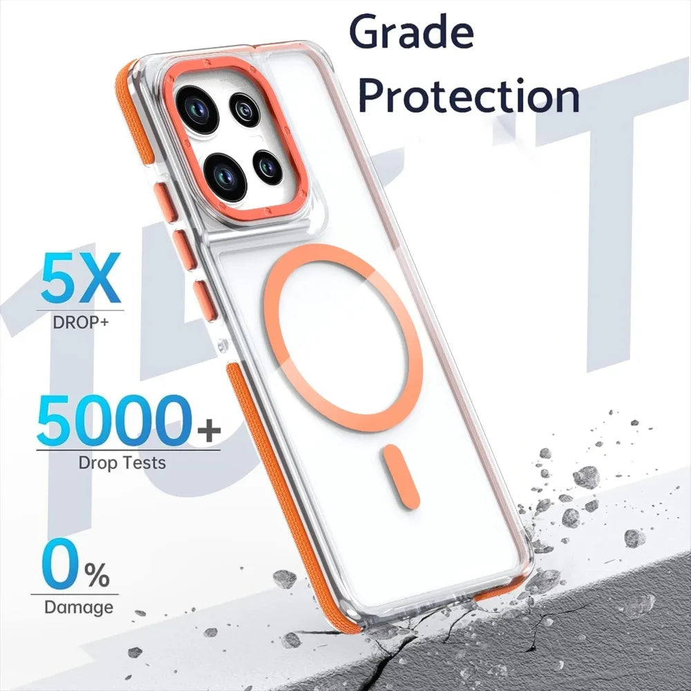 Magnetic Clear Case for Motorola Moto – Shockproof