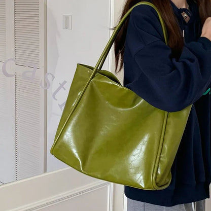 Portable Texture Tote Bag for Women