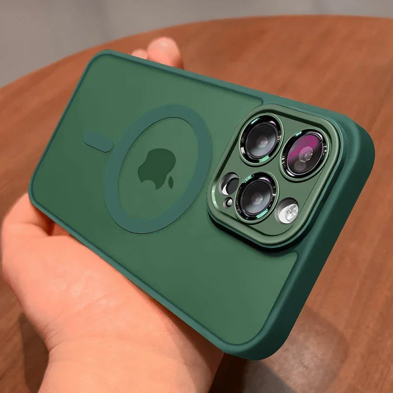 iPhone Case Matte Translucent Armor Shockproof MagSafe Compatible