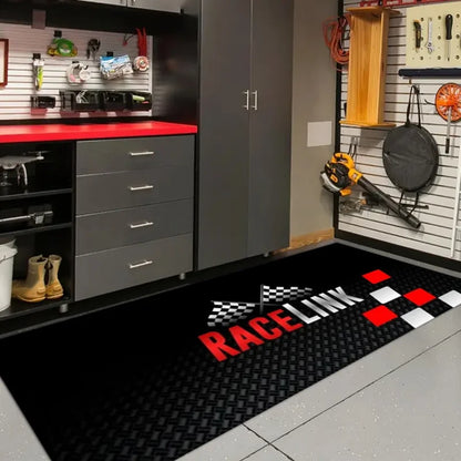Garage Floor Mat – Non-Slip Motorcycle Parking Rug, Dirt Resistant