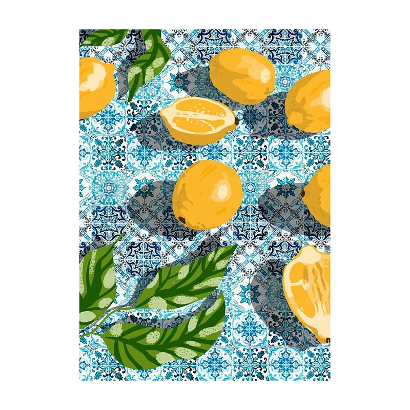 Tropical Illustration Canvas Wall Art – Boho Nature Poster
