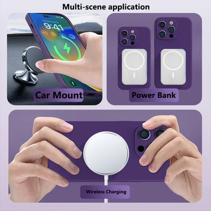 MagSafe Liquid Silicone iPhone Case – iPhone 11 to 17 Series
