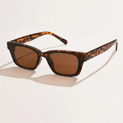 Retro Rectangle Sunglasses for Women – Small Frame Cat Eye