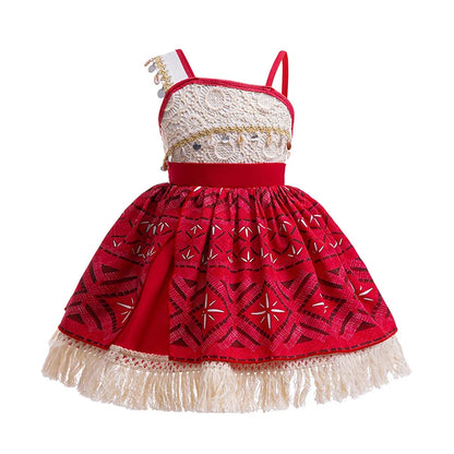Moana Dress Costume For Girls Halloween Party