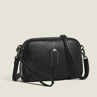 Black Genuine Leather