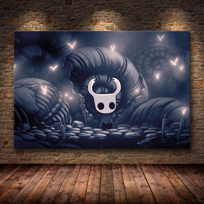 Hollow Knight Hornet Canvas Poster – Video Game Wall Art Print