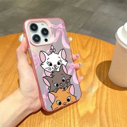 Marie Cat iPhone Case – Cute Cartoon Soft Silicone Cover