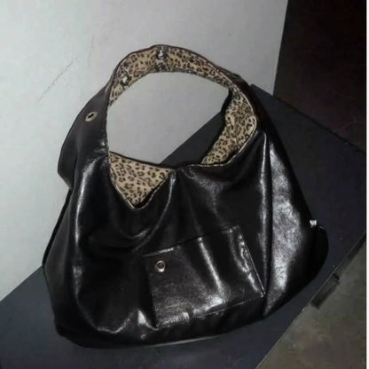 Leopard Spice Girl Double-Sided Oulder Bag