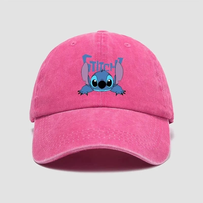 Stitch Cartoon Baseball Cap Adjustable Snapback