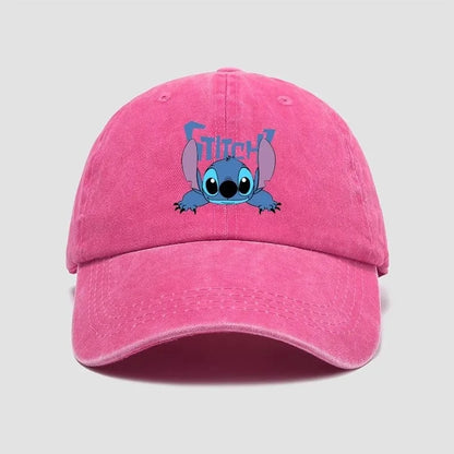 Stitch Cartoon Baseball Cap Adjustable Snapback