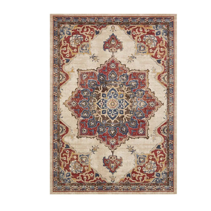 Persian Retro Area Rug – Washable Foldable Cashmere-Feel Carpet
