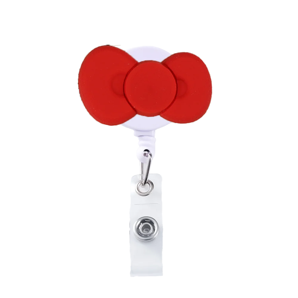 Sanrio Cat Retractable Badge Reel Keychain