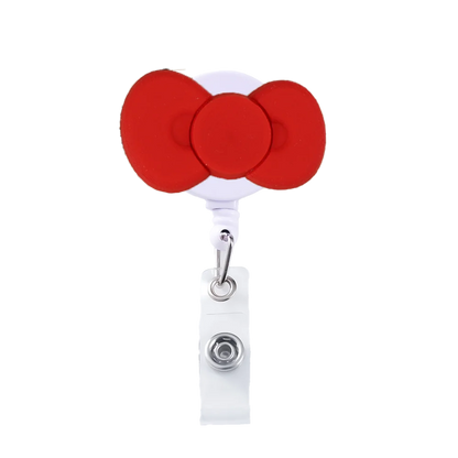 Sanrio Cat Retractable Badge Reel Keychain