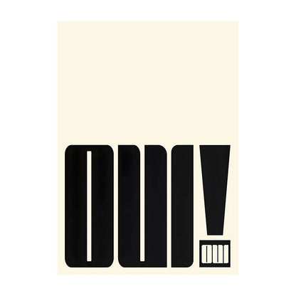 Bold Typography Wall Art Poster – Modern Minimalist Print