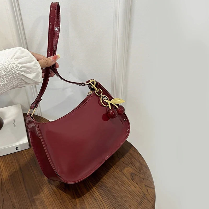 Vintage Retro Shoulder Bag for Women PU Leather