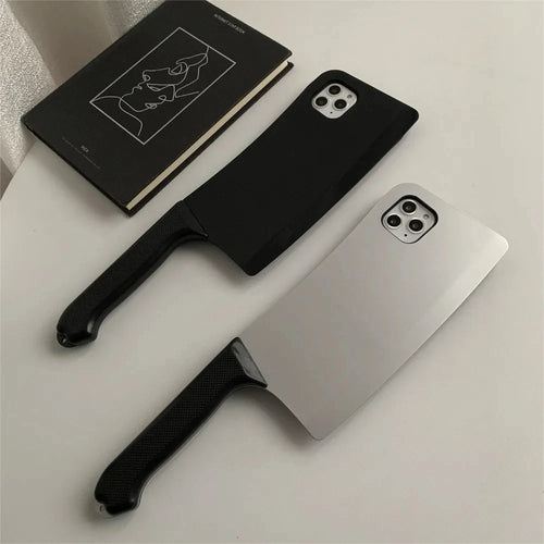 3D Kitchen Knife iPhone Case – Funny Retro Creative Cover