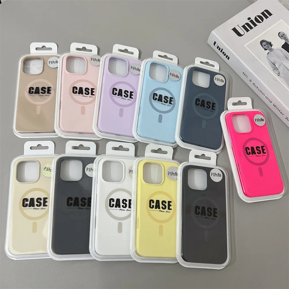 MagSafe Liquid Silicone iPhone Case – iPhone 12 to 16 Pro Max