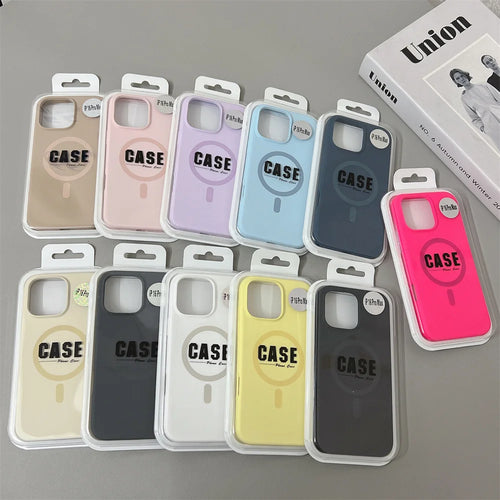 MagSafe Liquid Silicone iPhone Case – iPhone 12 to 16 Pro Max