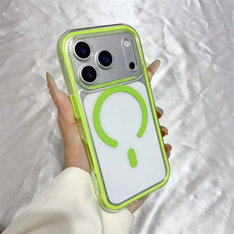 MagSafe Clear iPhone Case – Shockproof Magnetic Cover for iPhone 11 to 17