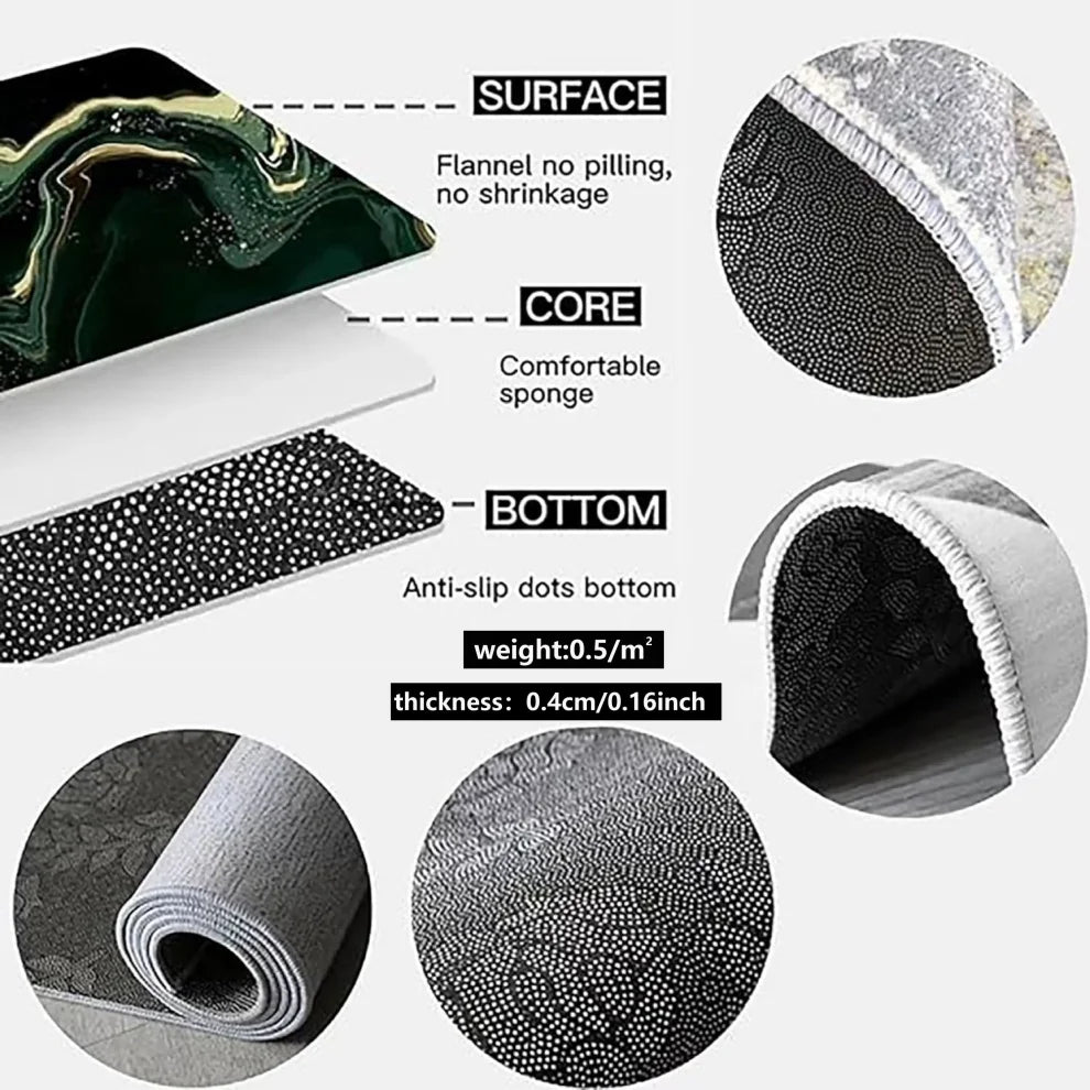 Vikama Modern Simple Luxury Living Room Sofa Cushion Bedroom Wear-Resistant Easy Take Care Carpet