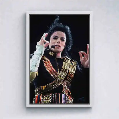 Michael Jackson Wall Art Canvas Print – Music Legend Poster for Home Decor
