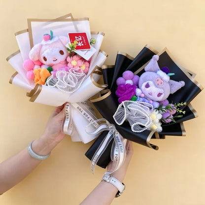 Sanrio Hello Kitty Kuromi Plush Bouquet Gift