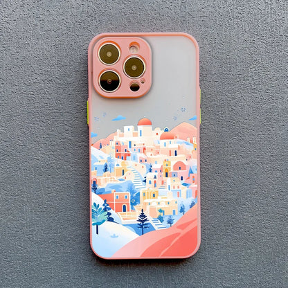 Christmas Snow Village iPhone Case – Winter Holiday Phone Cover