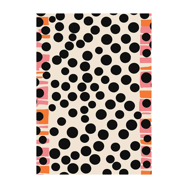 Mid-Century Modern Wall Art Poster – Retro Abstract Geometric Print