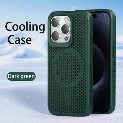 Cooling MagSafe Mesh iPhone Case – Heat Dissipation Breathable Cover