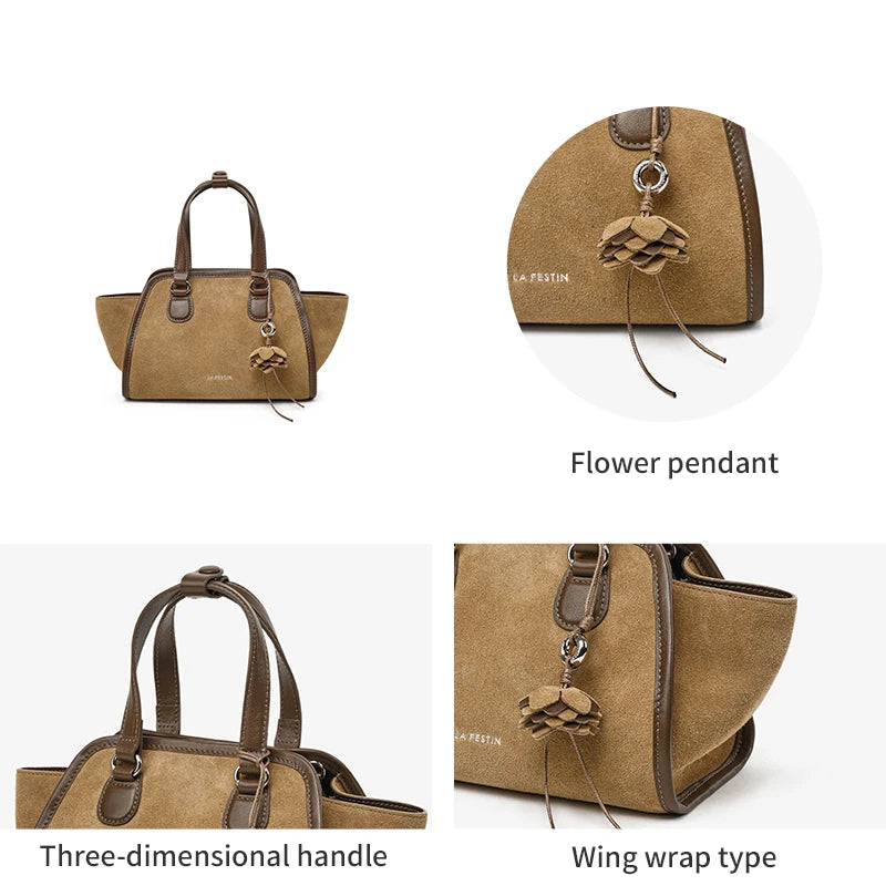 Leather Handbag New Dumpling Bag Fashion Crossbody Bag
