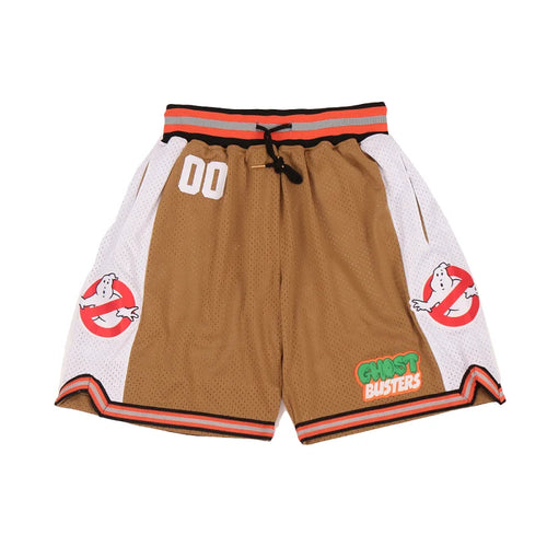 Ghostbusters Basketball Shorts – Stitched Embroidery with Pockets