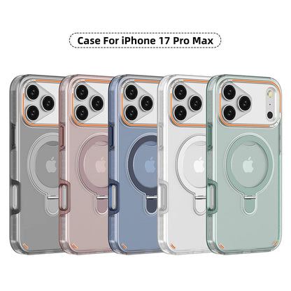MagSafe Magnetic Ring Stand Matte Phone Case – iPhone 11 to 17 Series