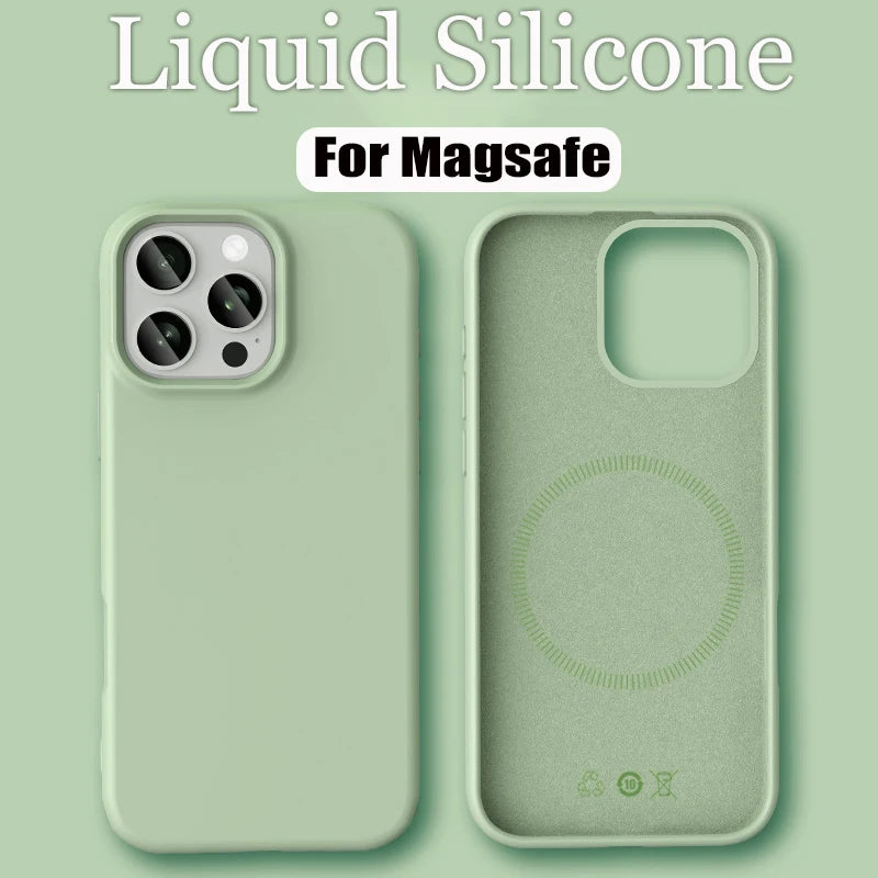 Liquid Silicone MagSafe iPhone Case – iPhone 13 to 17 Series