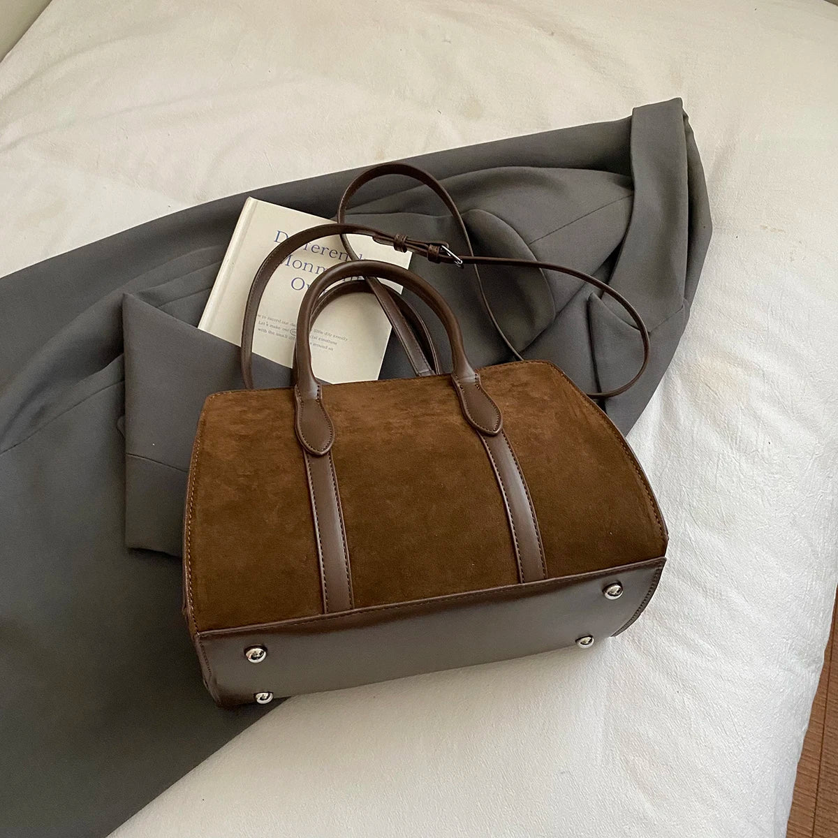 Women Suede Shoulder Bag
