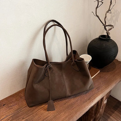 Vintage Casual Tote Bag New Large-capacity Handbag