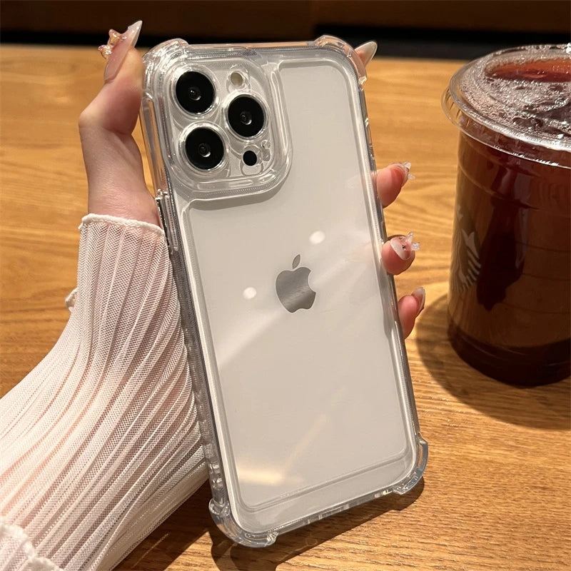 Clear Shockproof iPhone Case – Acrylic, iPhone 11 to 17 Series