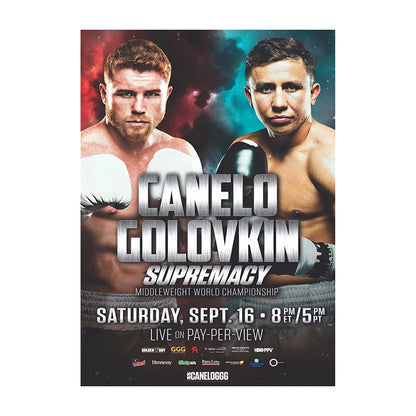 UFC MMA Fight Poster Print – Boxing & MMA Canvas Wall Art for Gym