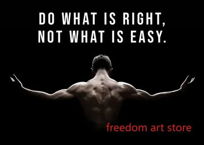 No Pain No Gain Gym Motivation Canvas Wall Art Print