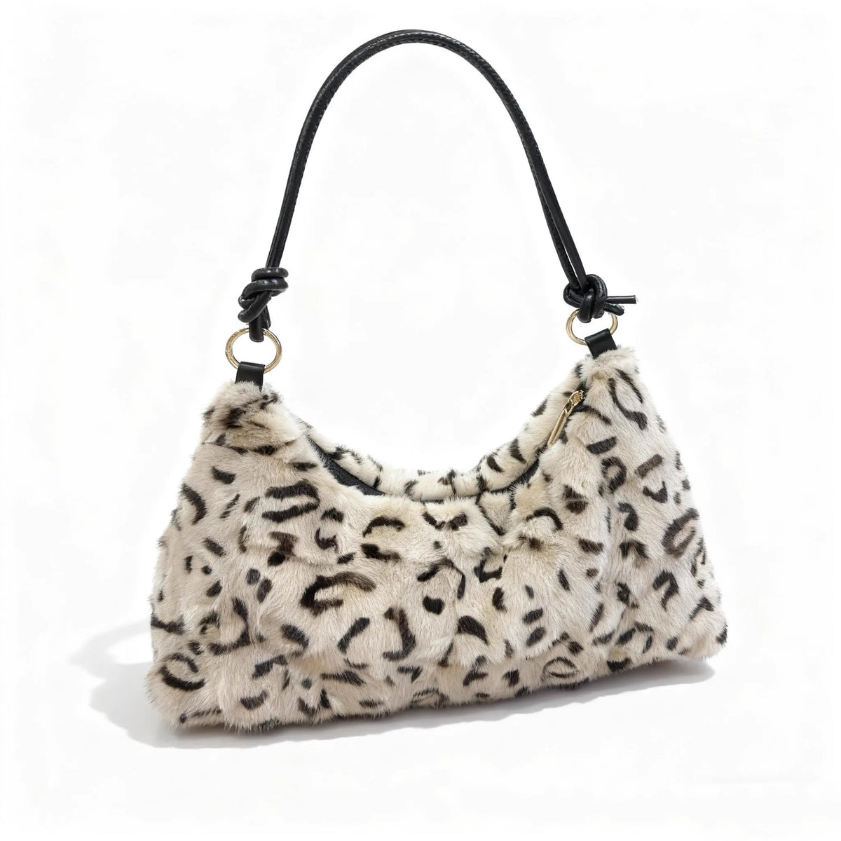 Mink Fur Shoulder Bag – Luxury Women's Crossbody Handbag