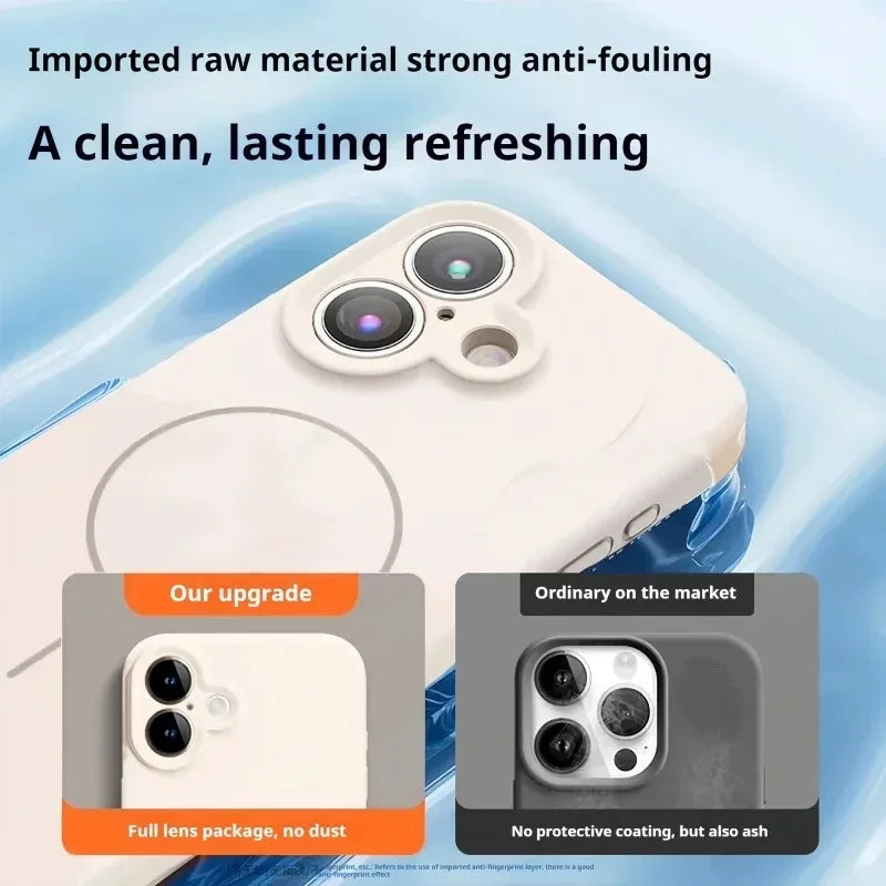 Liquid Silicone MagSafe iPhone Case – Multi-Color