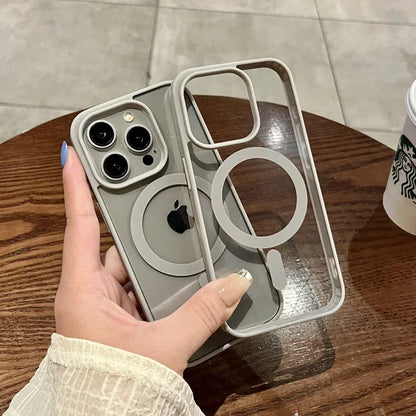 MagSafe Clear iPhone Case – Magnetic Wireless Charging