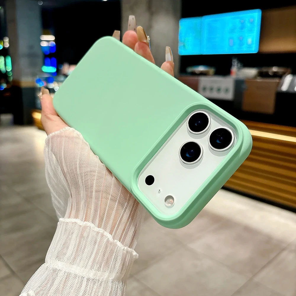 Liquid Silicone iPhone 17 Case – Candy Color Matte, iPhone 17 / Pro / Max / Air