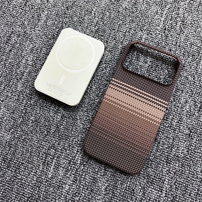 MagSafe Frameless iPhone Case – Woven Pattern Design, iPhone 12–17