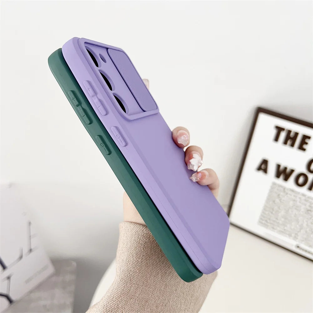 Slide Camera Protection Case for Samsung Galaxy – S26, S25, S24, S23, S22, S21, A Series