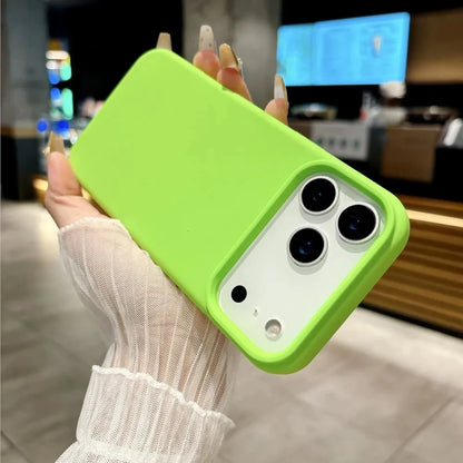 Liquid Silicone iPhone 17 Case – Candy Color Matte, iPhone 17 / Pro / Max / Air
