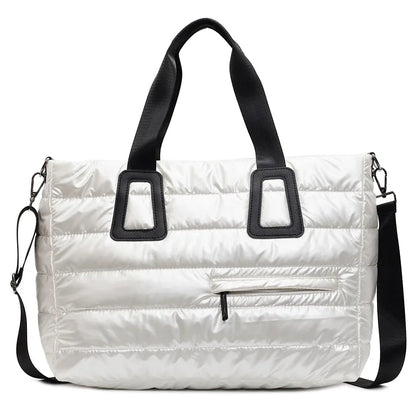 Large Capaci Casual Sle Women's down Cotton Jaet Bag