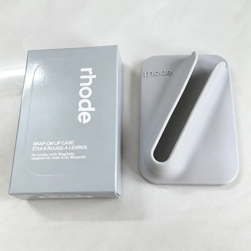 Rhode Magnetic Snap-On Lip Gloss Holder Phone Case for iPhone 17 16 15 Pro Max