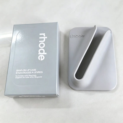 Rhode Magnetic Snap-On Lip Gloss Holder Phone Case for iPhone 17 16 15 Pro Max